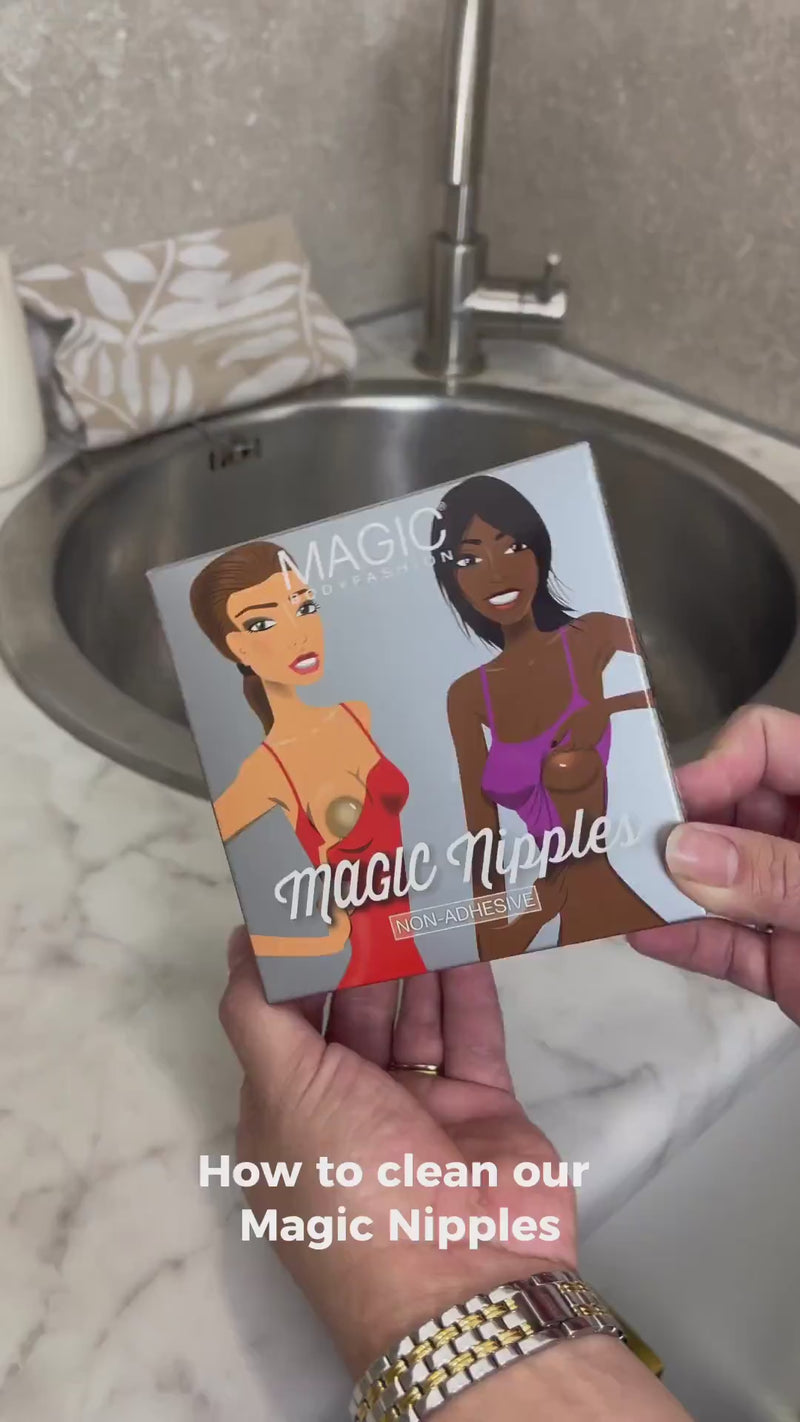 Watch the video on how to clean the Magic Silicone Nipple Covers