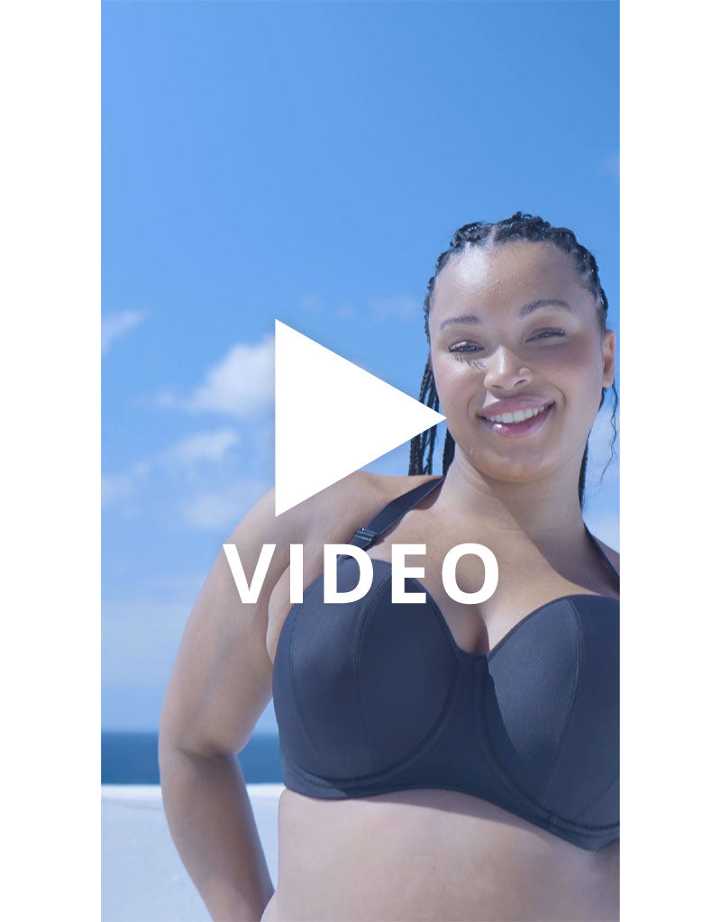 Watch the video lookbook for the Curvy Kate Luxe multiway strapless bra in Jet Black