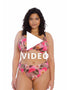 Get the 360 view of the Elomi Cabana Nights plunge bikini top in Multi