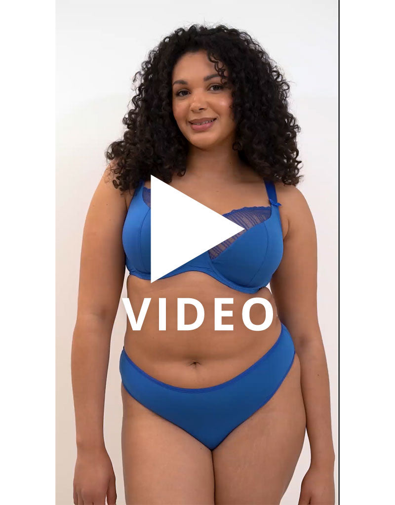 Get a 360 look at our Flirtelle Riley balcony bra in Marine Blue at Brastop