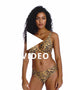 Get a 360 look at the Freya Arizona Wave high apex bikini top in Dune Print