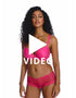 Get a 360 look at the Freya Fascinate moulded plunge bra in Hot Pink