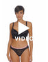 Get a 360 look at the Freya Offbeat moulded plunge bra in Black