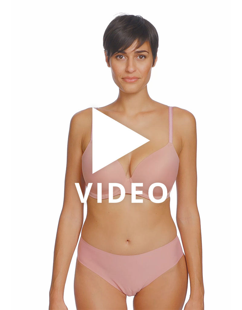 Get a 360 look at the Freya Undetected T-shirt bra in Ash Rose Pink