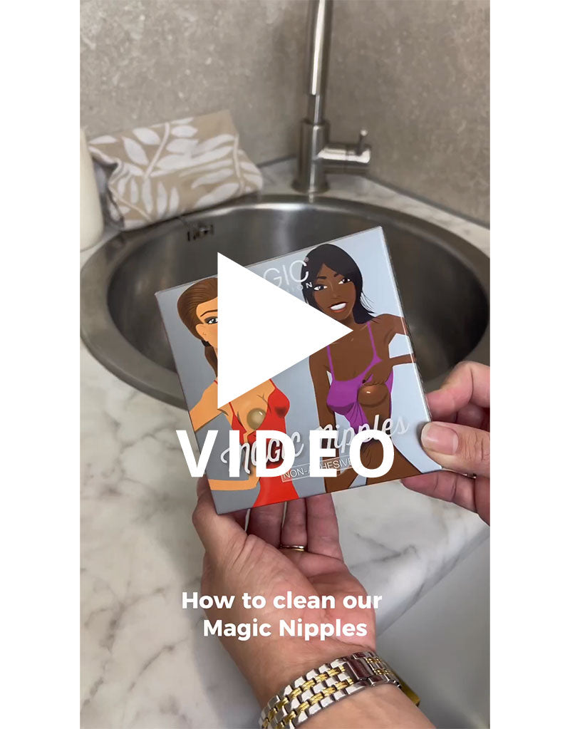 Watch the video on how to clean the Magic Silicone Nipple Covers