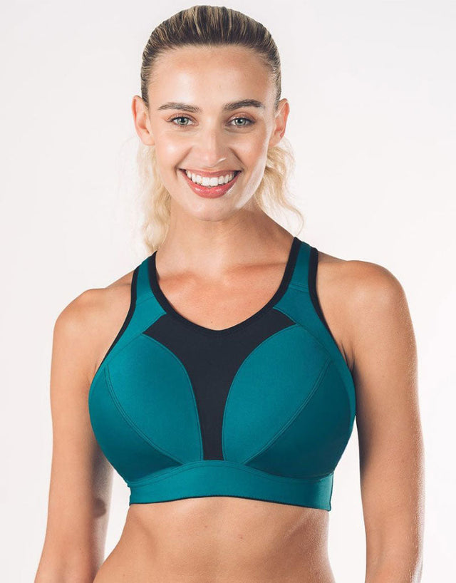 Royce Aerocool High Impact Sports Bra Teal Green