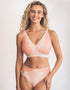 Royce Anya Non-Wired Full Cup Bralette Blush/Coral Pink