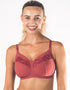 Royce Florentine Full Cup Non-Wired Bra Rouge Red
