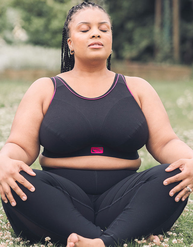 Royce Impact Free Sports Bra Black/Pink