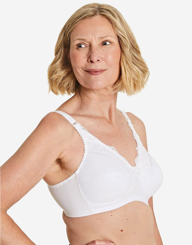 Royce Jasmine Non-Wired Full Cup Bra White