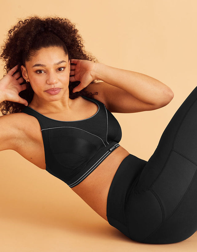 Shock Absorber Ultimate Run Non Padded Sports Bra Black
