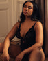 Scantilly Embrace Stretch Lace Teddy Black
