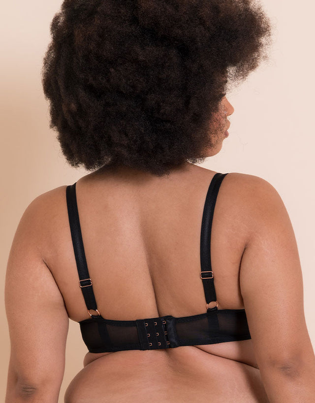 Scantilly Entwined Balcony Bra Black/Blush