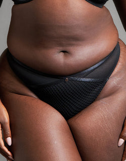 Scantilly Friction Thong Black