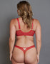 Scantilly Friction Thong Lipstick Red