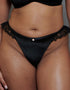 Scantilly Glamour Puss Thong Black