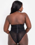 Scantilly Icon Plunge Strapless Multiway Padded Body Black