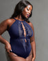 Scantilly Indulgence Multiway Stretch Lace Body Navy Blue