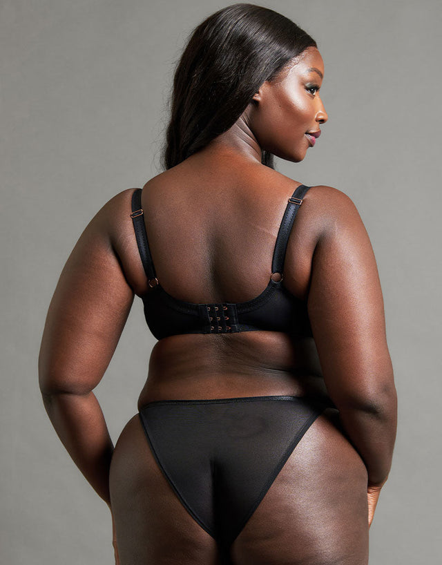 Scantilly Intoxicated Deep Plunge Bra Black