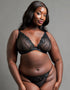 Scantilly Intoxicated Deep Plunge Bra Black