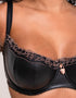 Scantilly Key to My Heart Padded Half Cup Bra Black