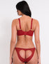 Scantilly Key to My Heart Padded Half Cup Bra Rouge