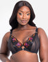 Scantilly Mesmerise Plunge Bra Black Multi