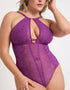 Scantilly Opulence Multiway Stretch Lace Body Mystic Purple