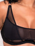 Scantilly Peep Show Deep Plunge Bra Black