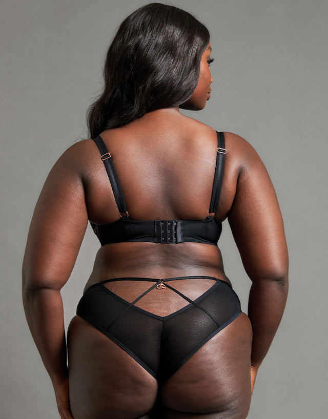 Scantilly Restraint Balcony Bra Black