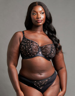 Scantilly Restraint Balcony Bra Black