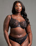 Scantilly Restraint Balcony Bra Black