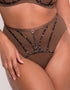 Scantilly Senses High Waist Brief Leopard Brown