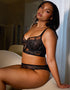 Scantilly Showgirl Longline Balcony Bra Black