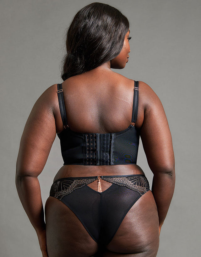 Scantilly Showgirl Brazilian Brief Black