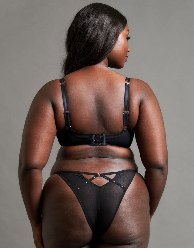 Scantilly Studded Seduction Tanga Brief Black