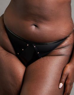 Scantilly Studded Seduction Tanga Brief Black