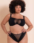 Scantilly Swerve Bandeau Bra Black