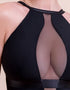 Scantilly Swerve Non Wired Bodysuit Black