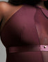 Scantilly Swerve Non Wired Bodysuit Mulberry Purple