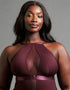 Scantilly Swerve Non Wired Bodysuit Mulberry Purple