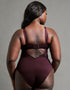 Scantilly Swerve Non Wired Bodysuit Mulberry Purple