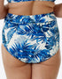 Seaspray Capri High Waist Bikini Brief Blue