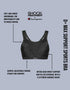 Shock Absorber D+ Classic Support Sports Bra Black