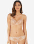 Wacoal Lace Perfection Balconette Bra Cafe Creme Beige