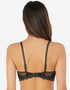 Wacoal Lace Perfection Balconette Bra Charcoal Grey