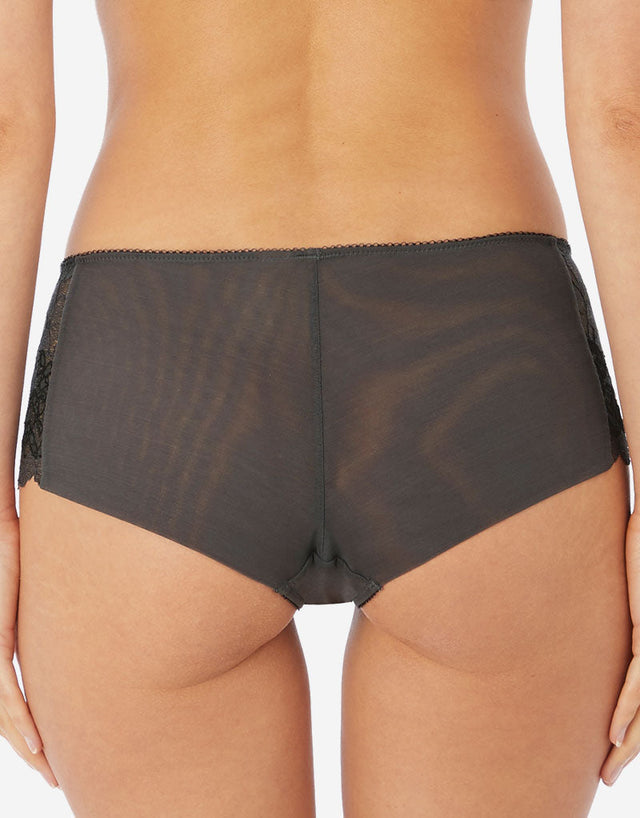 Wacoal Lace Perfection Short Charcoal Grey