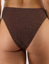 Wolf & Whistle Amber High Leg Bikini Brief Bronze