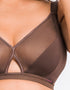 Curvy Kate Get Up and Chill Non-Wired Bralette Cocoa