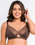 Curvy Kate Get Up and Chill Non-Wired Bralette Cocoa